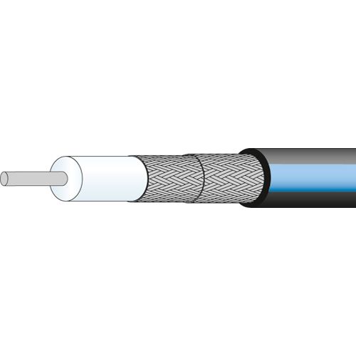 Huber+Suhner, 100 m, RG142 Coaxial, Unterminated 50 Ω