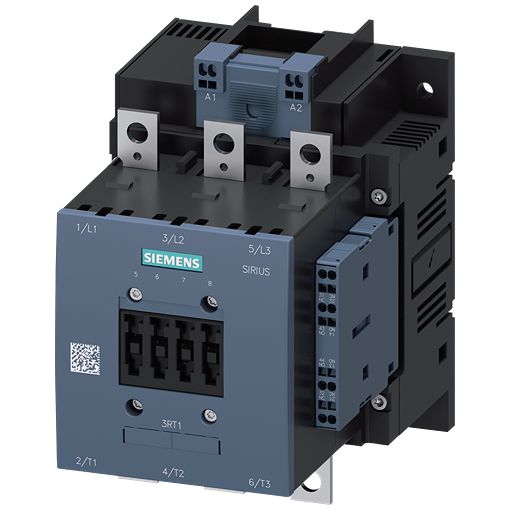 Siemens SIRIUS 3RT1 Contactor, 240 V Coil, 3-Pole, 160 A, 55 kW, 2NO/2NC, 1 kV