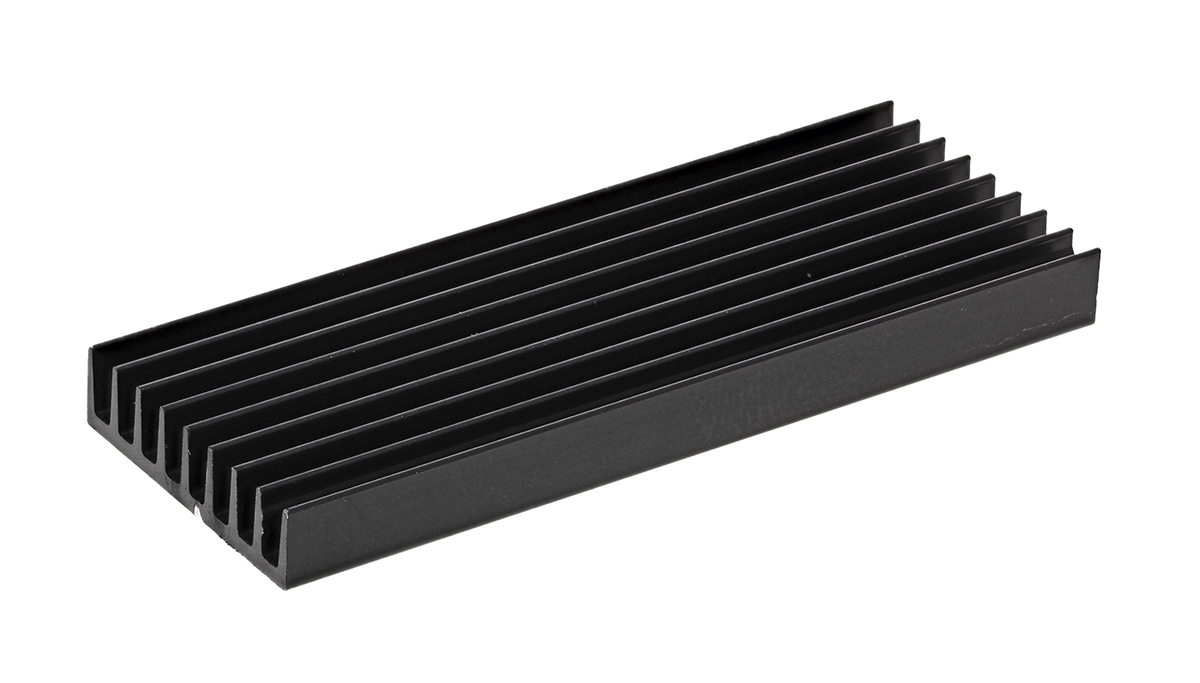 Fischer Elektronik Heatsink, Universal Rectangular Alu, 8.5K/W, 51 x 19 x 4.8mm