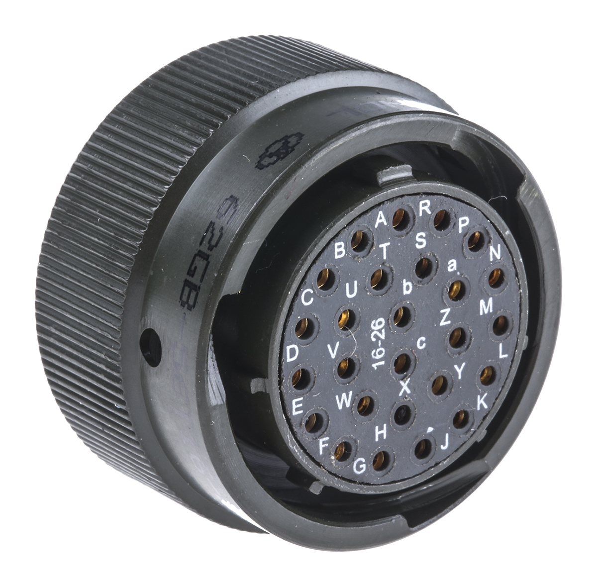 Amphenol Limited, 62GB 26 Way Cable Mount MIL Spec Circular Connector PlugOlive, Socket Contacts,Shell Size 16, Bayonet