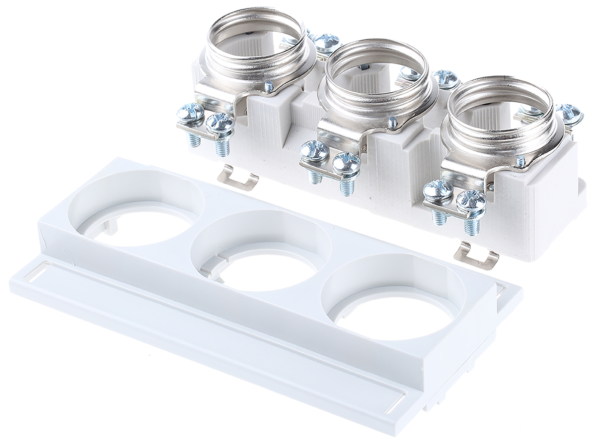 ETI 63A Bottle Fuse Holder, 3P, 500V ac