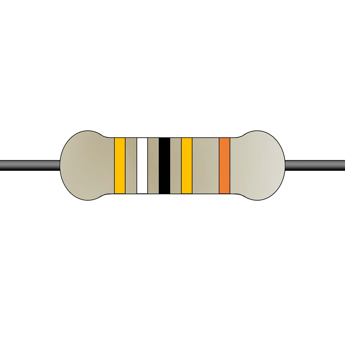 Yageo 390kΩ Metal Film Fixed Resistor 0.6W ±1% MF0207FTE52-390K