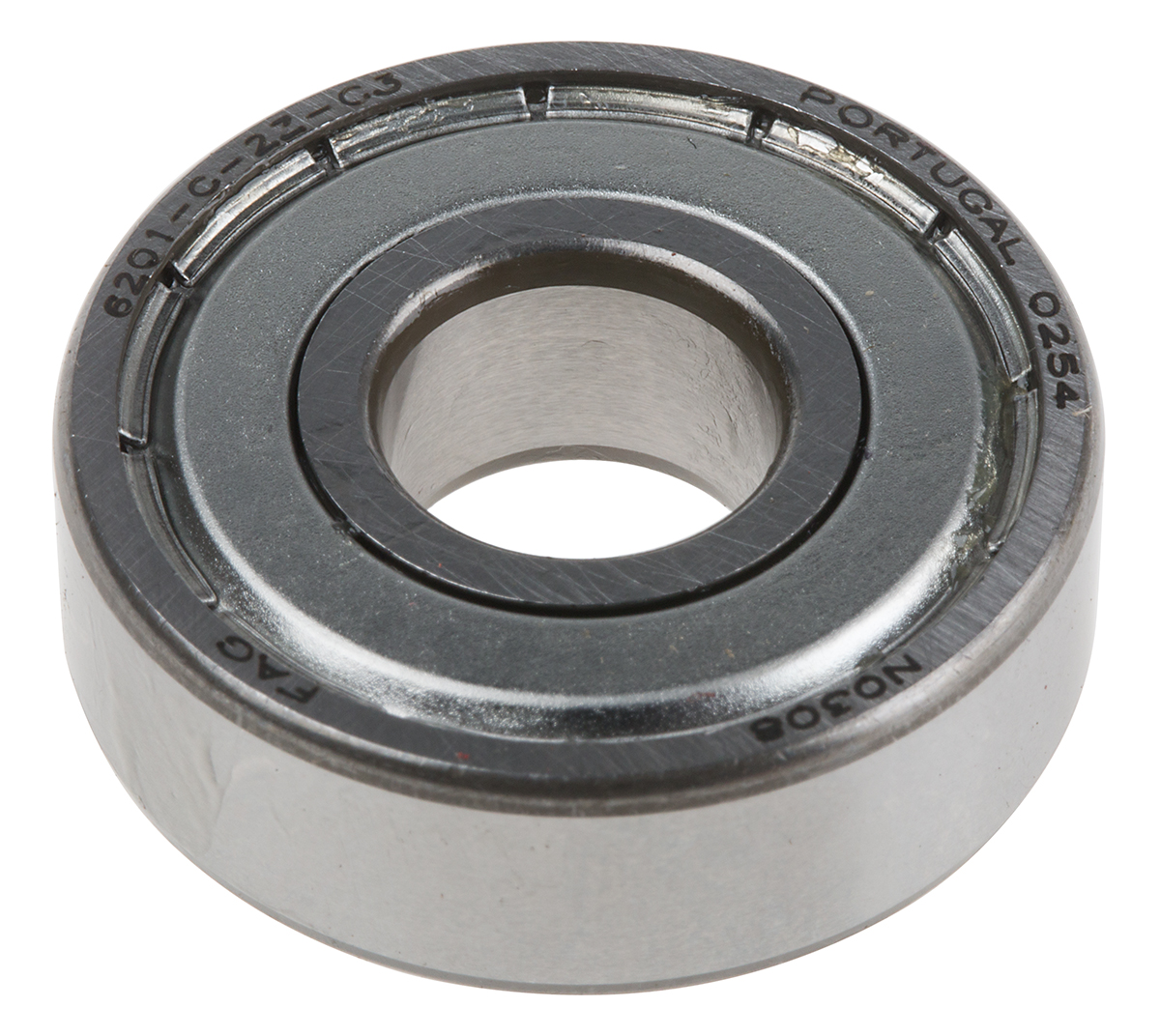 FAG 6201-C-2Z-C3 1 Row Ball Bearing - 12 mm ID, 32 mm OD