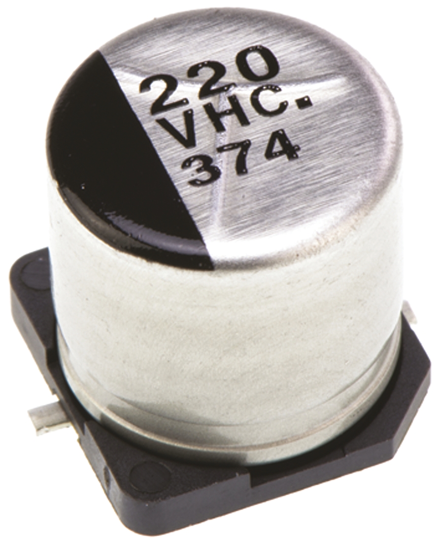 Panasonic 220μF Aluminium Electrolytic Capacitor 35V dc, Surface Mount - EEEHC1V221P