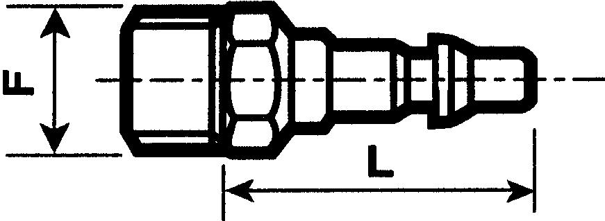 Staubli – Fluid Connectors Male Safety Quick Connect Coupling, G 3/8 Male Threaded