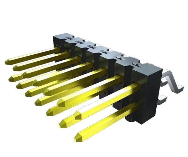 Samtec TSM Series Horizontal Surface Pin Header, 5 Contact(s), 2.54 mm Pitch, 2 Row, Unshrouded