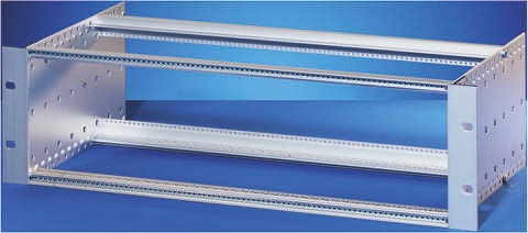 nVent SCHROFF EuropacPRO Series 6U Aluminium, Stainless Steel Rack Mount Chassis, 84HP, 175mm Depth