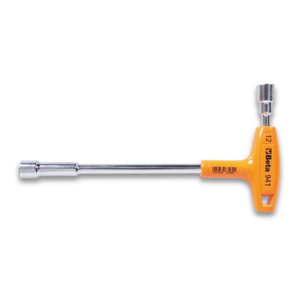 BETA 7 mm Bi-Hex Socket Wrench with T-Handle Handle, 200 mm Overall