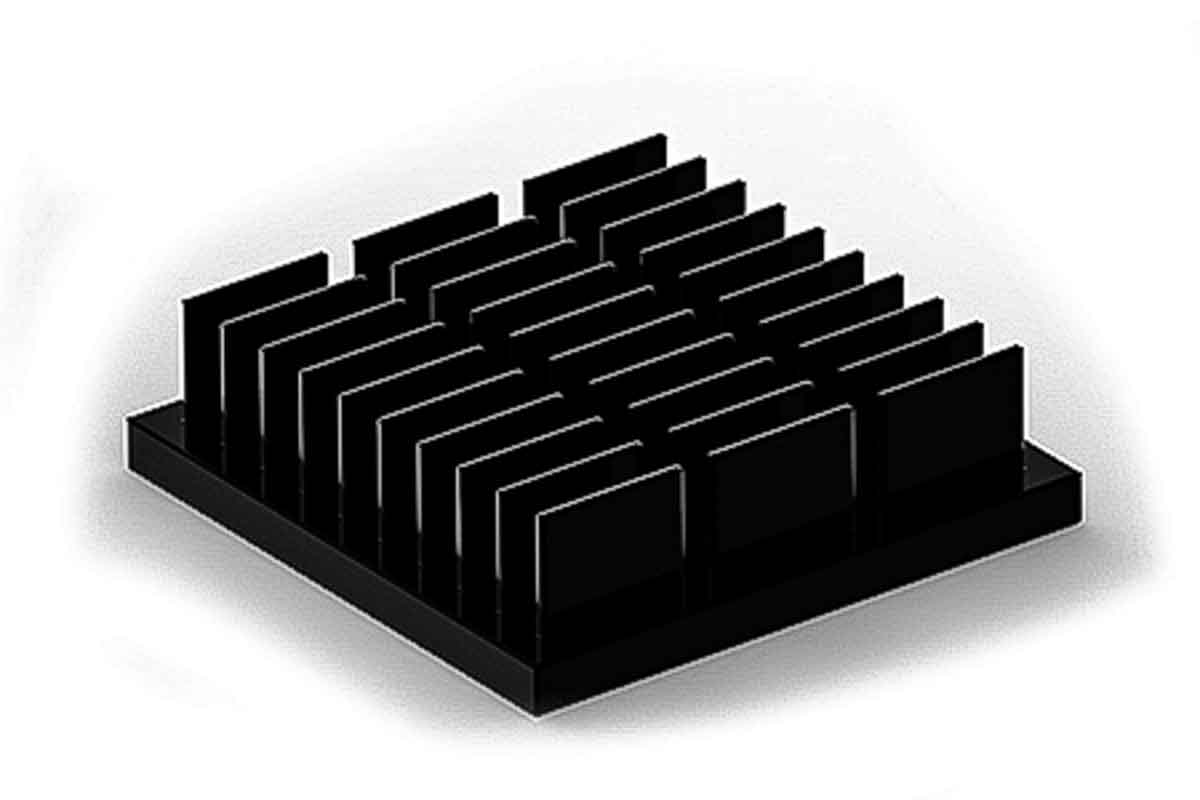 SPREADFAST Heatsink, Universal Square Alu, 25 x 25 x 7mm