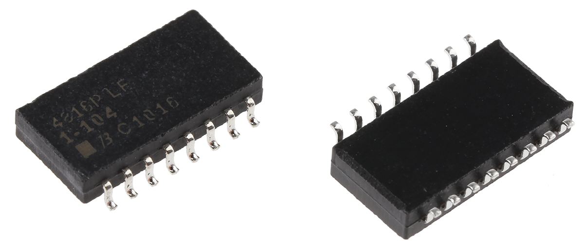 Bourns, 4800P 100kΩ ±2% Isolated Resistor Array, 8 Resistors, 1.28W total, SOM, Standard SMT