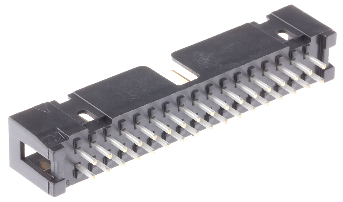 3M 2500 Series Straight Through Hole PCB Header, 34 Contact(s), 2.54 mm Pitch, 2 Row, Shrouded