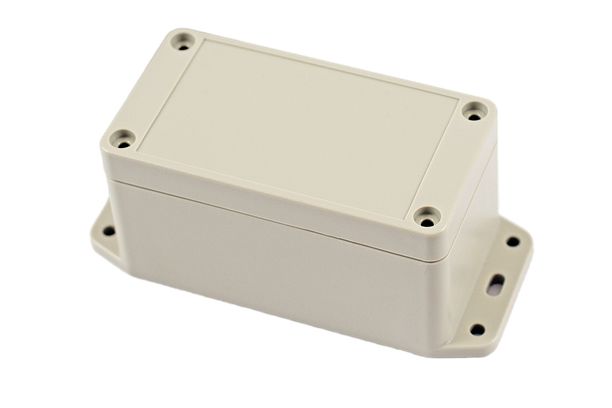 Hammond RP Series Light Grey ABS General Purpose Enclosure, IP65, Flanged, Light Grey Lid, 95 x 50 x 50mm