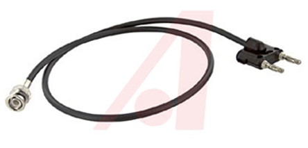 Mueller Electric BNC Test Lead, 500V ac, Black, 600mm Lead Length
