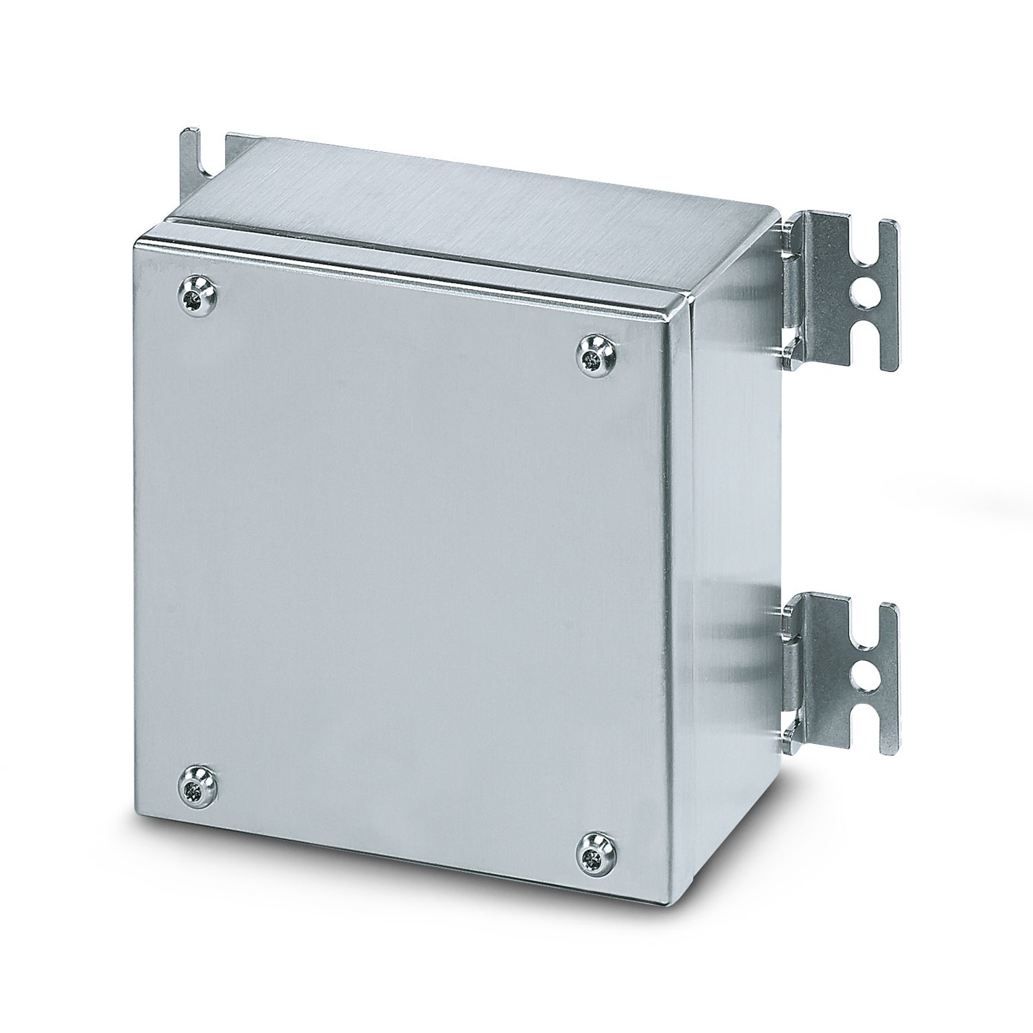 Phoenix Contact E S6 A 200X200X80 Series Silver 316L Stainless Steel Junction Box, ATEX, IECEx, 200 x 200 x 80mm