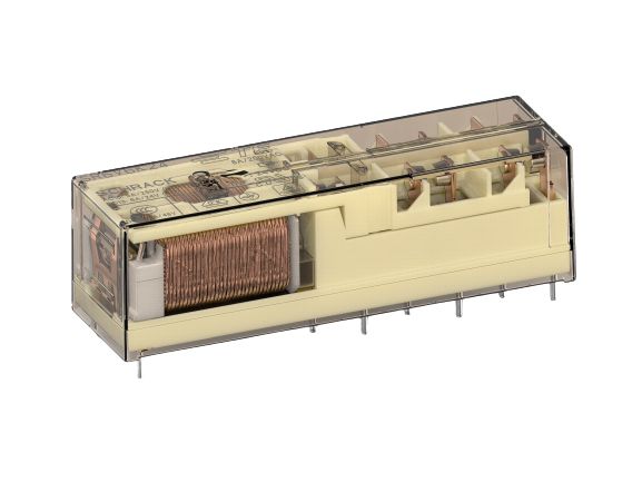 TE Connectivity Force Guided Relay, 24V dc Coil Voltage, 6 Pole, 4NO/2NC