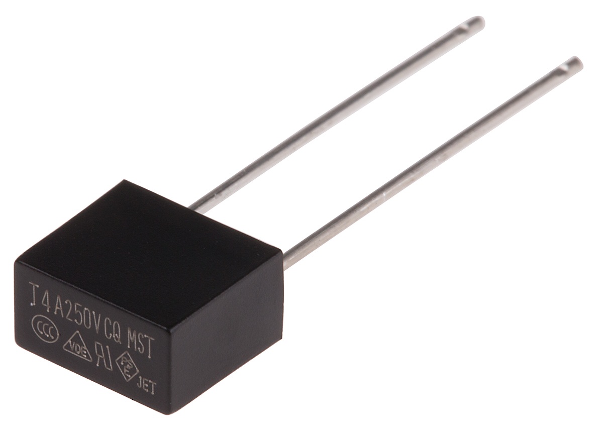 RS PRO PC Board Non Resettable Fuse, Radial 4A, 250V ac