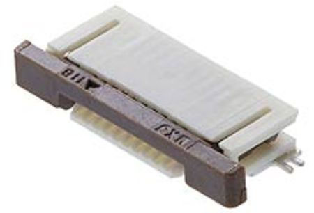 Molex, Slide, 54132 0.5mm Pitch 30 Way Right Angle Female FPC Connector, Solder
