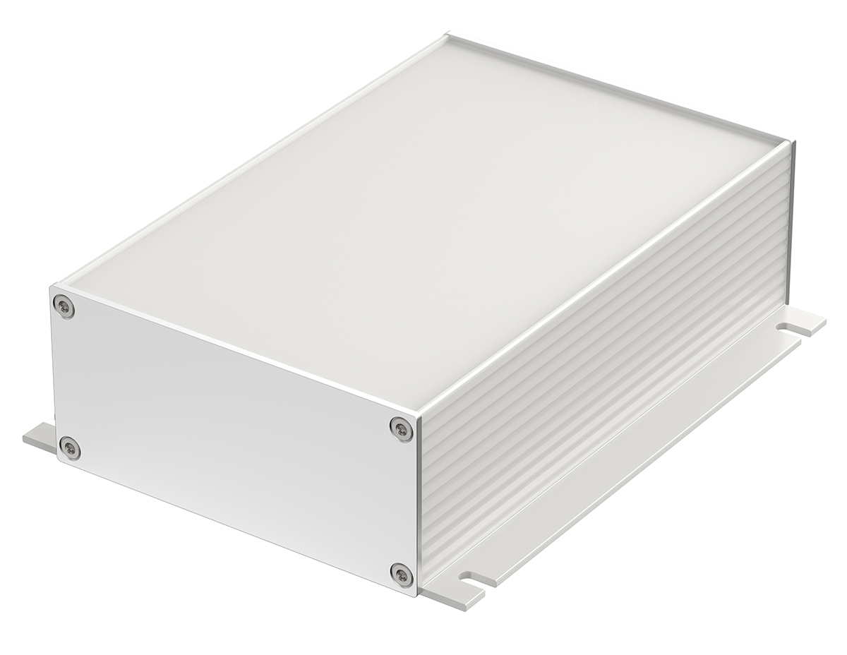 Bopla Filotec (Set) Series Aluminum (Anodized) Aluminium Enclosure, IP40, Flanged, Aluminum (anodized) Lid, 160 x 105 x