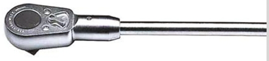STAHLWILLE 3/4 in Hex Ratchet with Ratchet Handle, 165 mm Overall