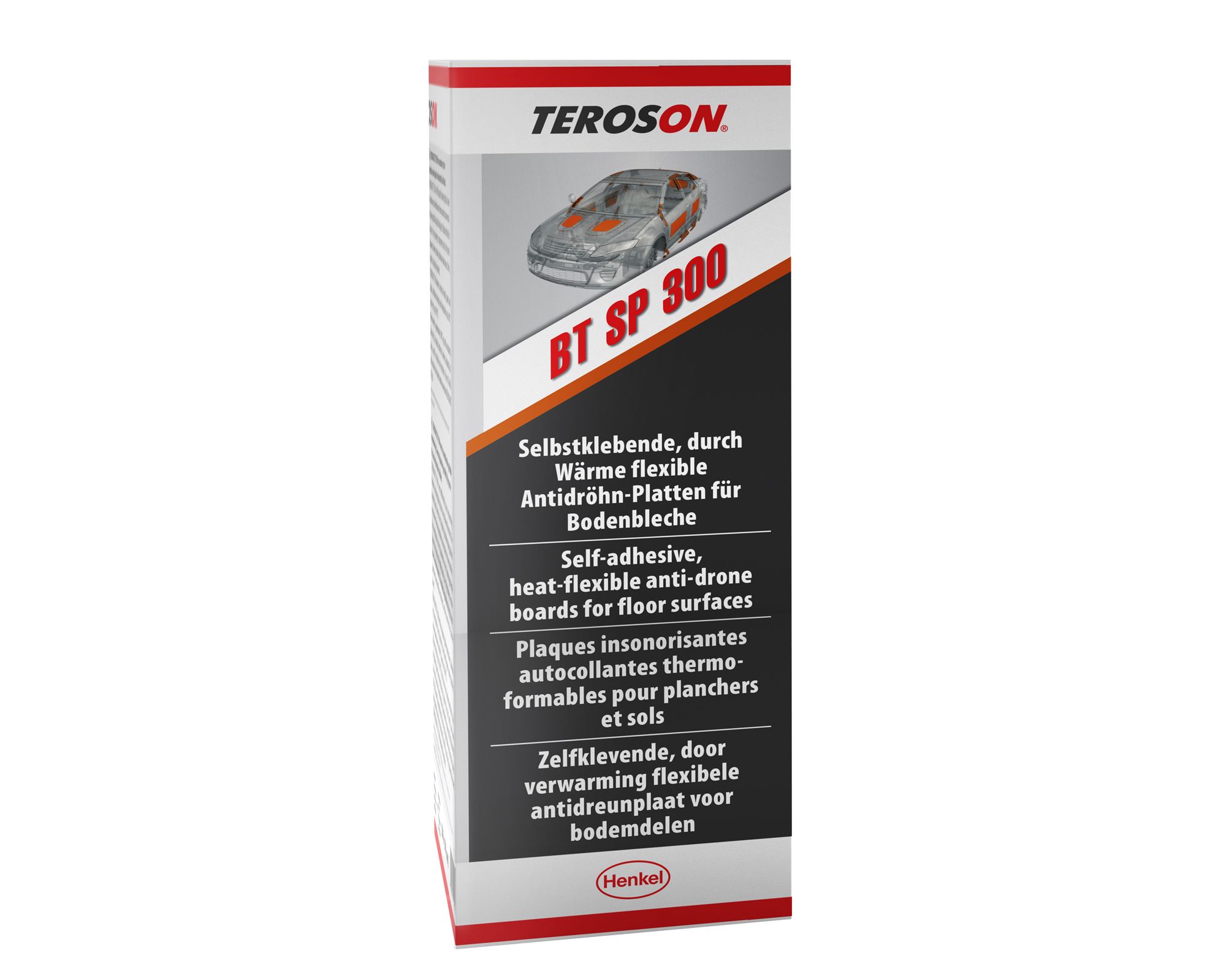 Teroson Adhesive bitumen Acoustic Insulation, 500mm x 500mm x 2.6mm