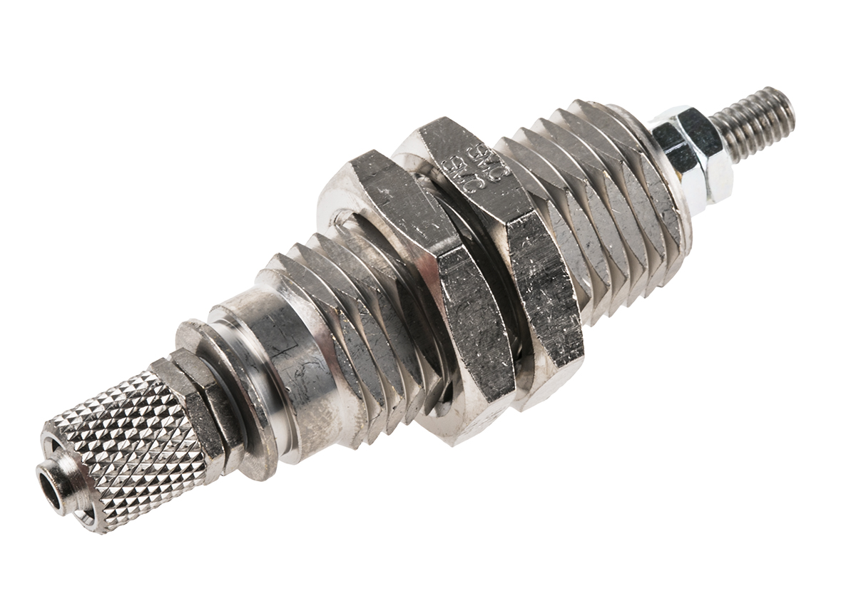 SMC 15 mm Pneumatic Piston Rod Cylinder - CJP Series, Single Acting Acting