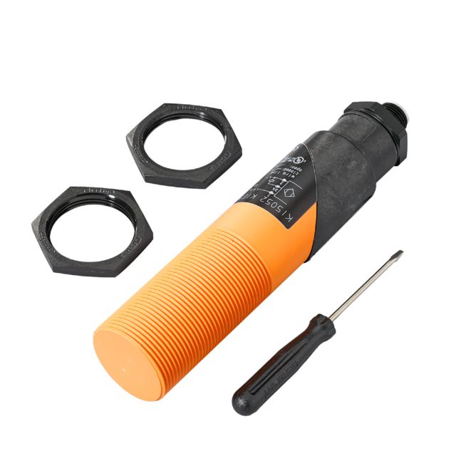 ifm electronic Capacitive Threaded Barrel Proximity Sensor, M30, 15 mm Detection, PNP NO/NC, 10 → 55 V dc