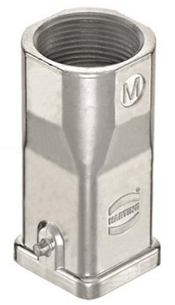 Harting Han EMC Power Connector Hood, M25 Thread, Top Entry Han Range