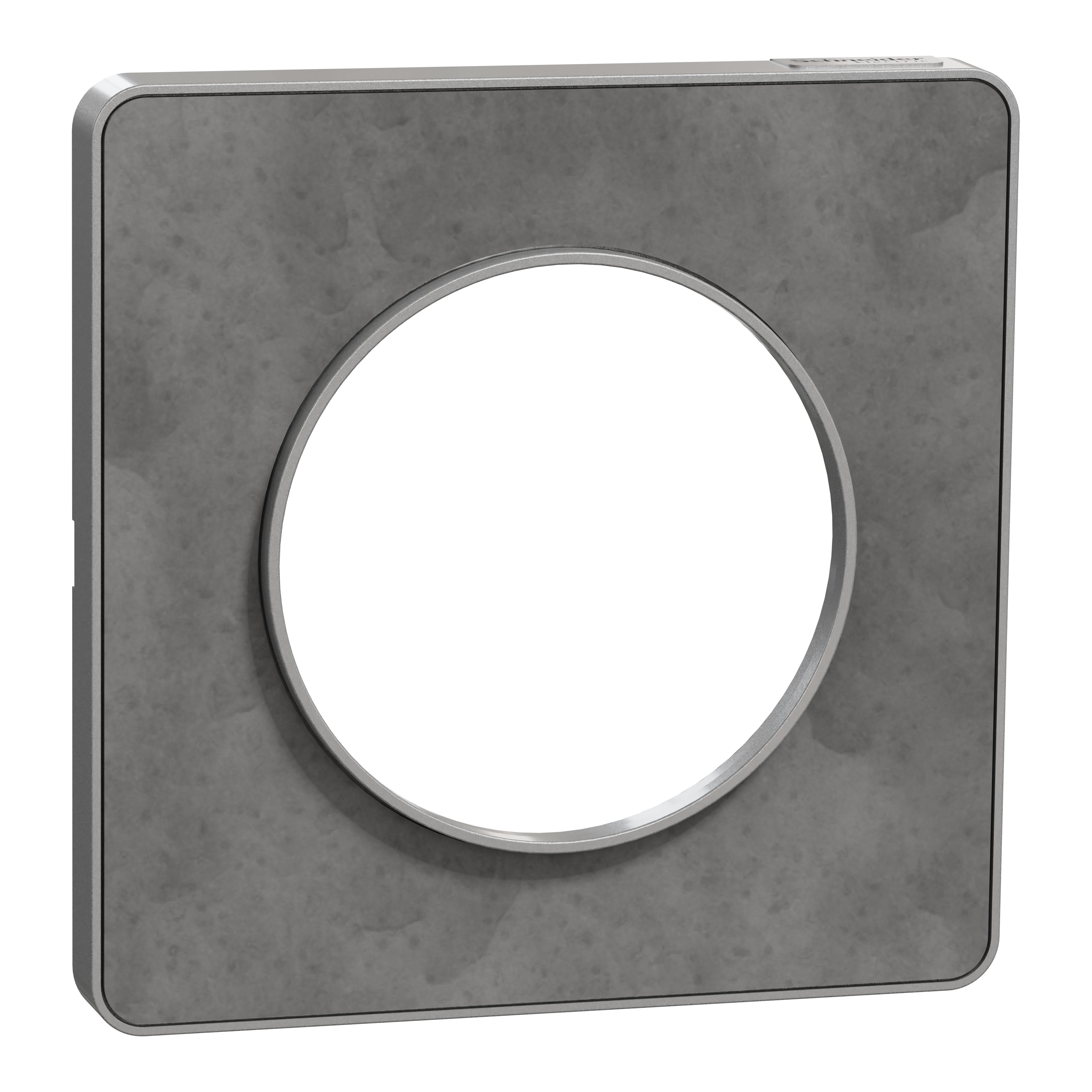 Schneider Electric Grey, 1 Gang, Odace
