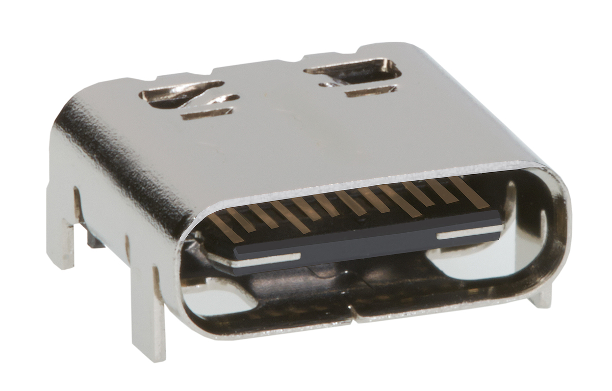 Molex Right Angle, SMT, Socket- Single Port Type C 3.1 USB Connector