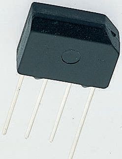 Diodes Inc Bridge Rectifier, 2A, 400V, 4-Pin
