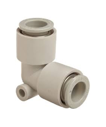 SMC Elbow Tube-toTube Adaptor, Push In 16 mm to Push In 16 mm, Tube-to-Tube Connection Style