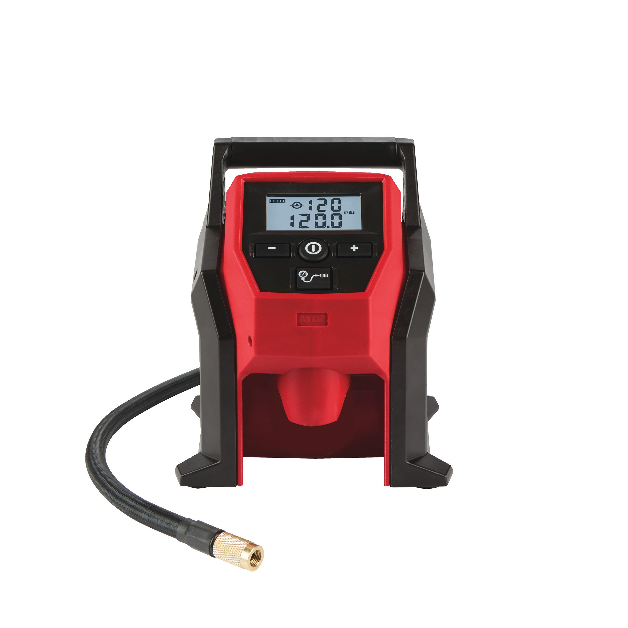 Milwaukee Tyre Inflator, 8.27 → 120psi