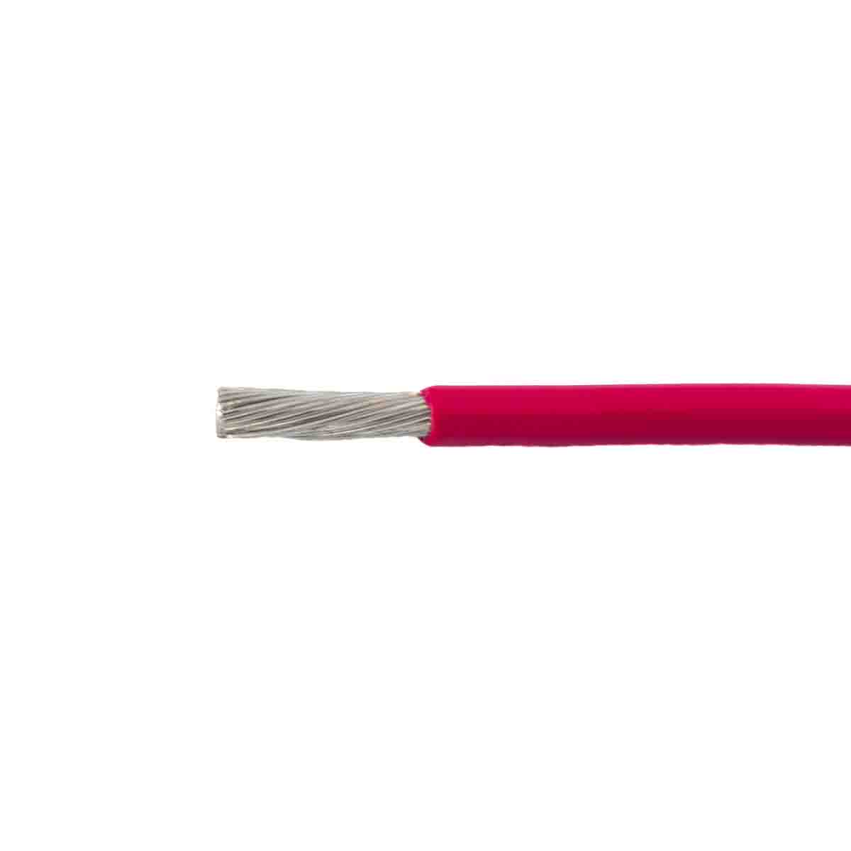 Alpha Wire Ecogen Ecowire Metric Series Red 1 mm² Hook Up Wire, 17 AWG, 56/0.16 mm², 50m, Polyphenylene Ether