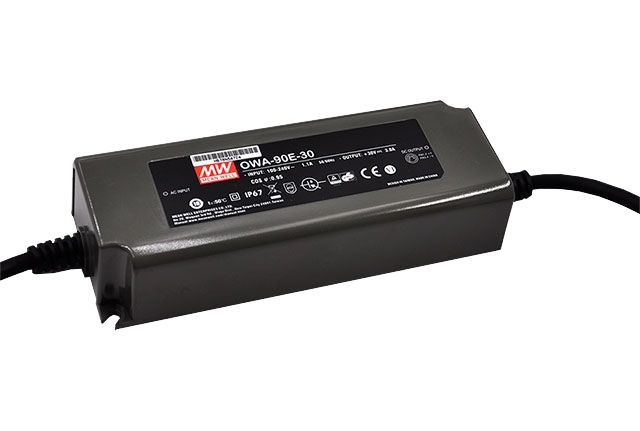 MEAN WELL 90W Plug-In AC/DC Adapter 36V dc Output, 2.5A Output