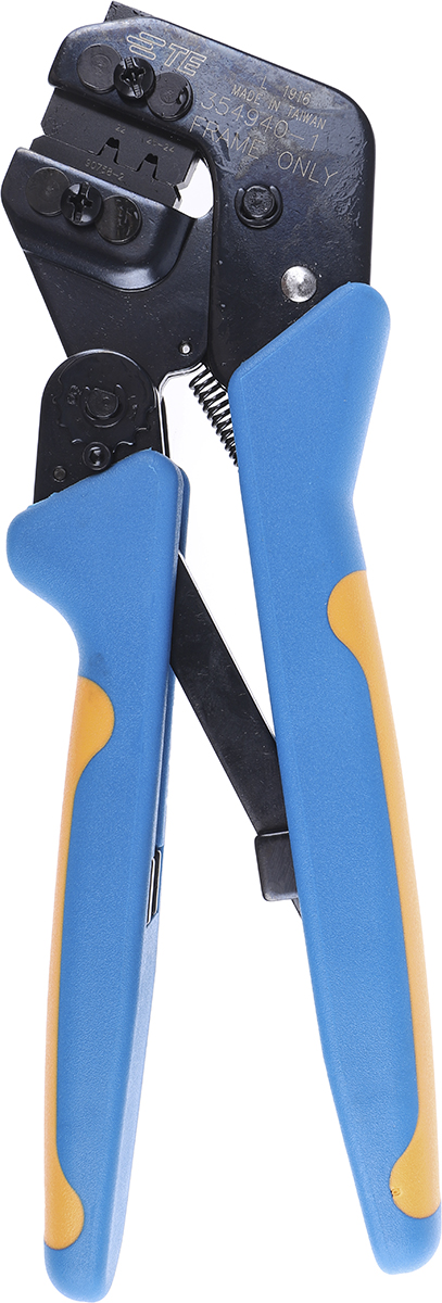 TE Connectivity PRO-CRIMPER III Hand Ratcheting Crimp Tool for Mini-Universal MATE-N-LOK Connector Contacts, 0.12