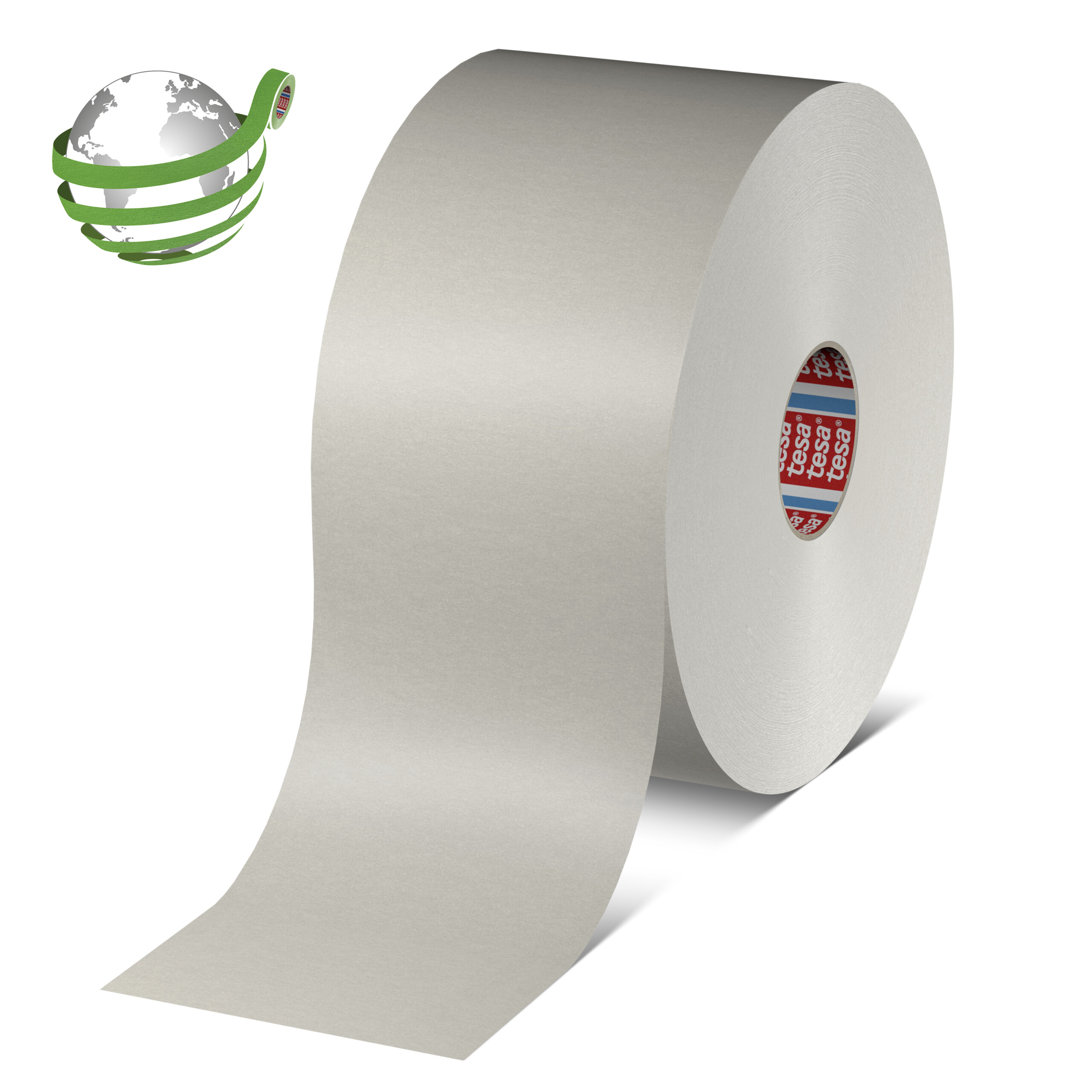 Tesa 4713 White Packing Tape, 50m x 75mm