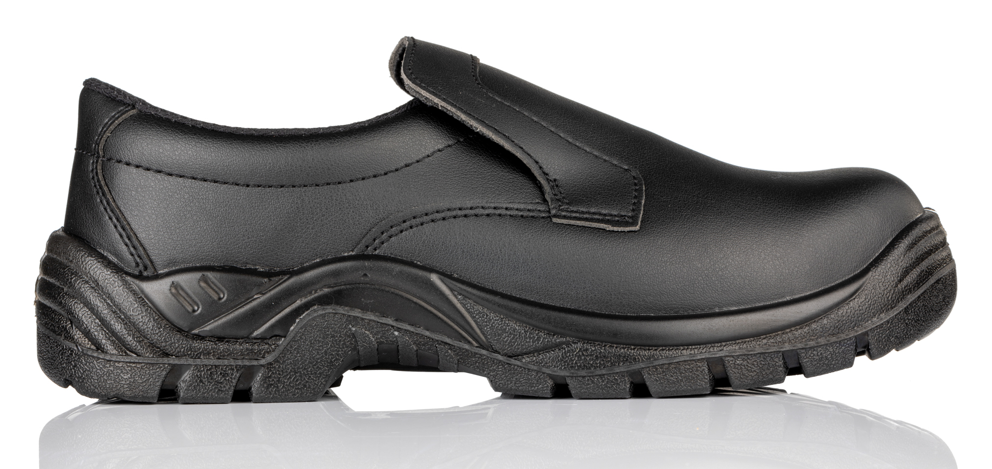 RS PRO Unisex Black Steel Toe Capped Safety Shoes, UK 10, EU 44