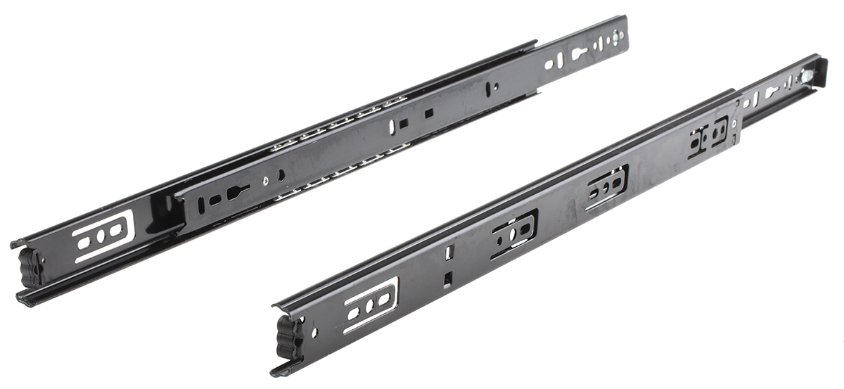 Accuride Steel Drawer Slide, 450mm Closed Length, 45kg Load