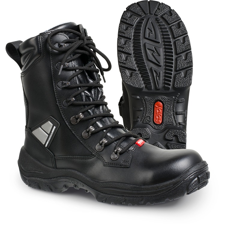 Jalas 3325 Unisex Black, Grey, Red Aluminium Toe Capped Safety Shoes, UK 7, EU 41