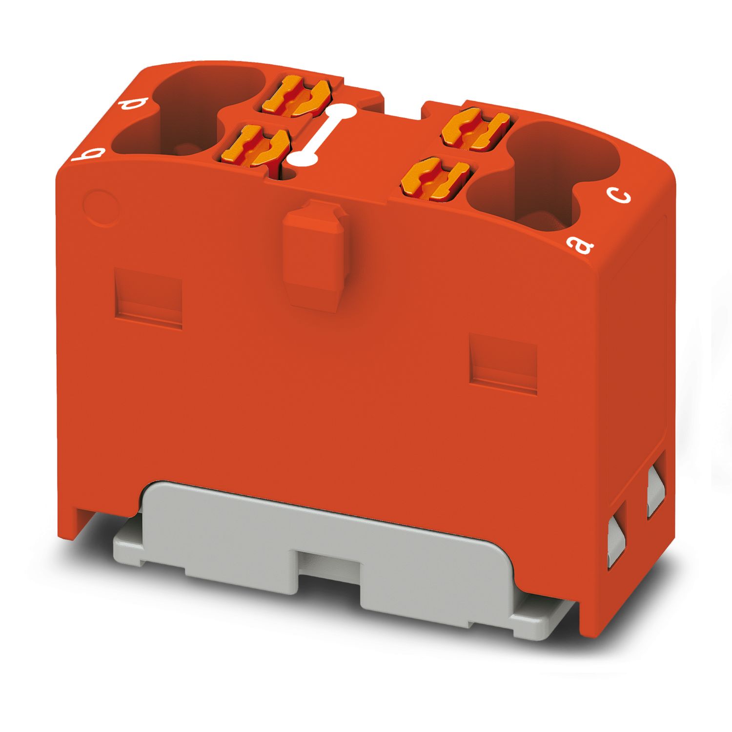 Phoenix Contact Distribution Block, 4 Way, 2.5mm², 17.5A, 450 V, Red