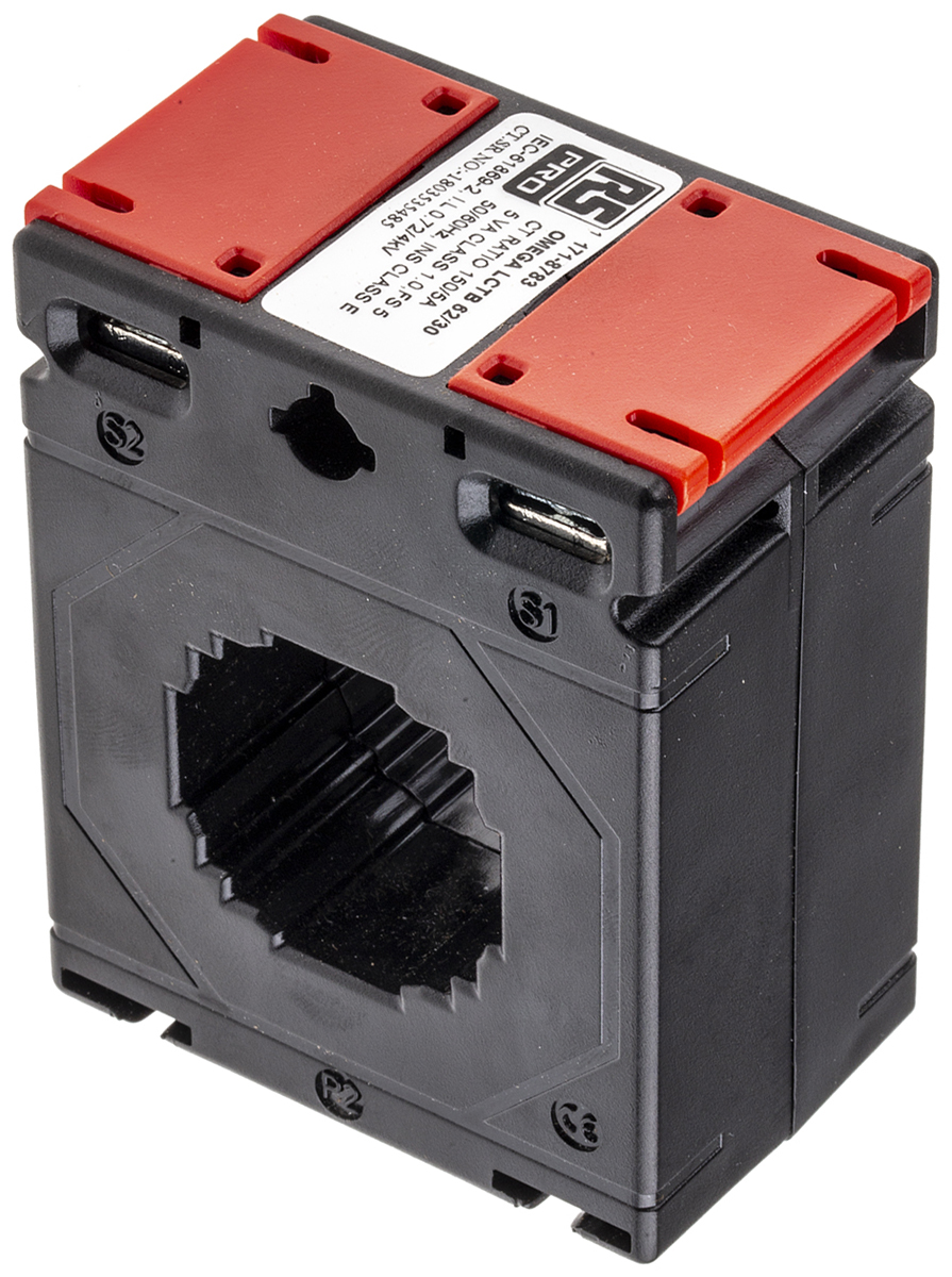 RS PRO Base Mounted Current Transformer, 150A Input, 150:5, 5 A Output, 30 x 11mm Bore