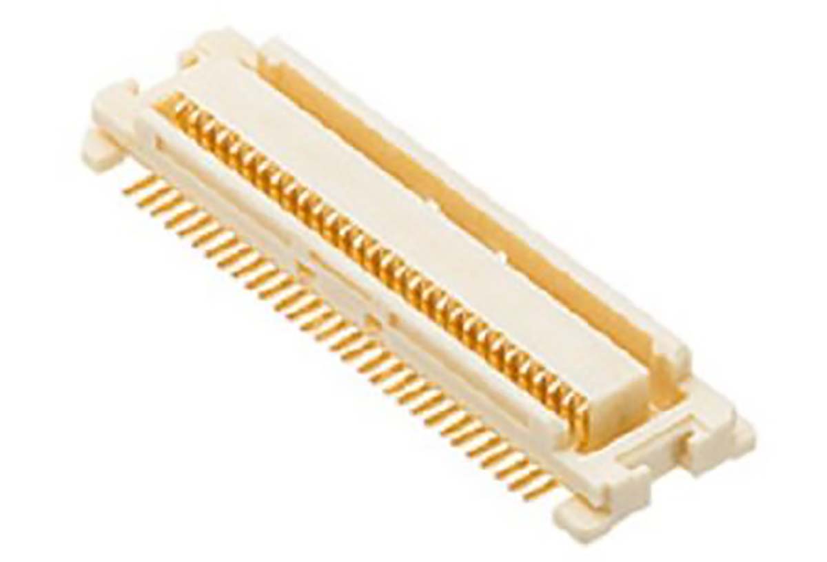 Molex 52991 Series Vertical Surface Mount PCB Socket, 80-Contact, 2-Row, 0.5mm Pitch, Solder Termination