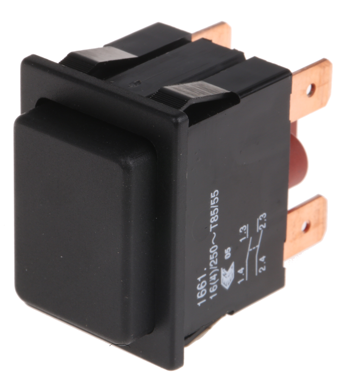 Marquardt Push Button Switch, Momentary, Panel Mount, DPST