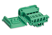 Molex Automotive Connector Socket Green Cable Mount 4 Way, Crimp Termination 98817-1045