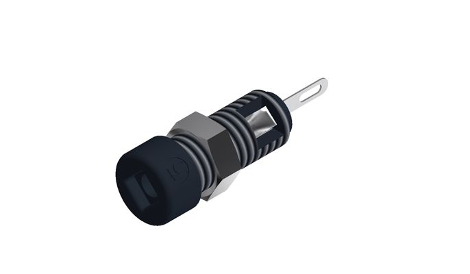 Hirschmann Test & Measurement Green Female Banana Socket, 2mm Connector, Solder Termination, 6A, 60V dc, Nickel, Tin