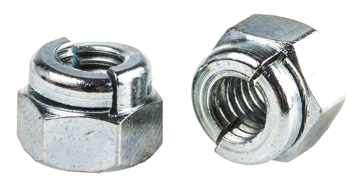 Aerotight, Bright Zinc Plated Steel Lock Nut, M6