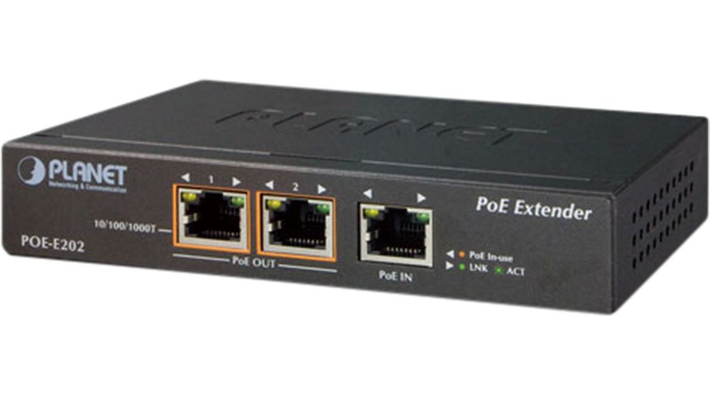 Planet POE Series 3-Port RJ45 POE Extender