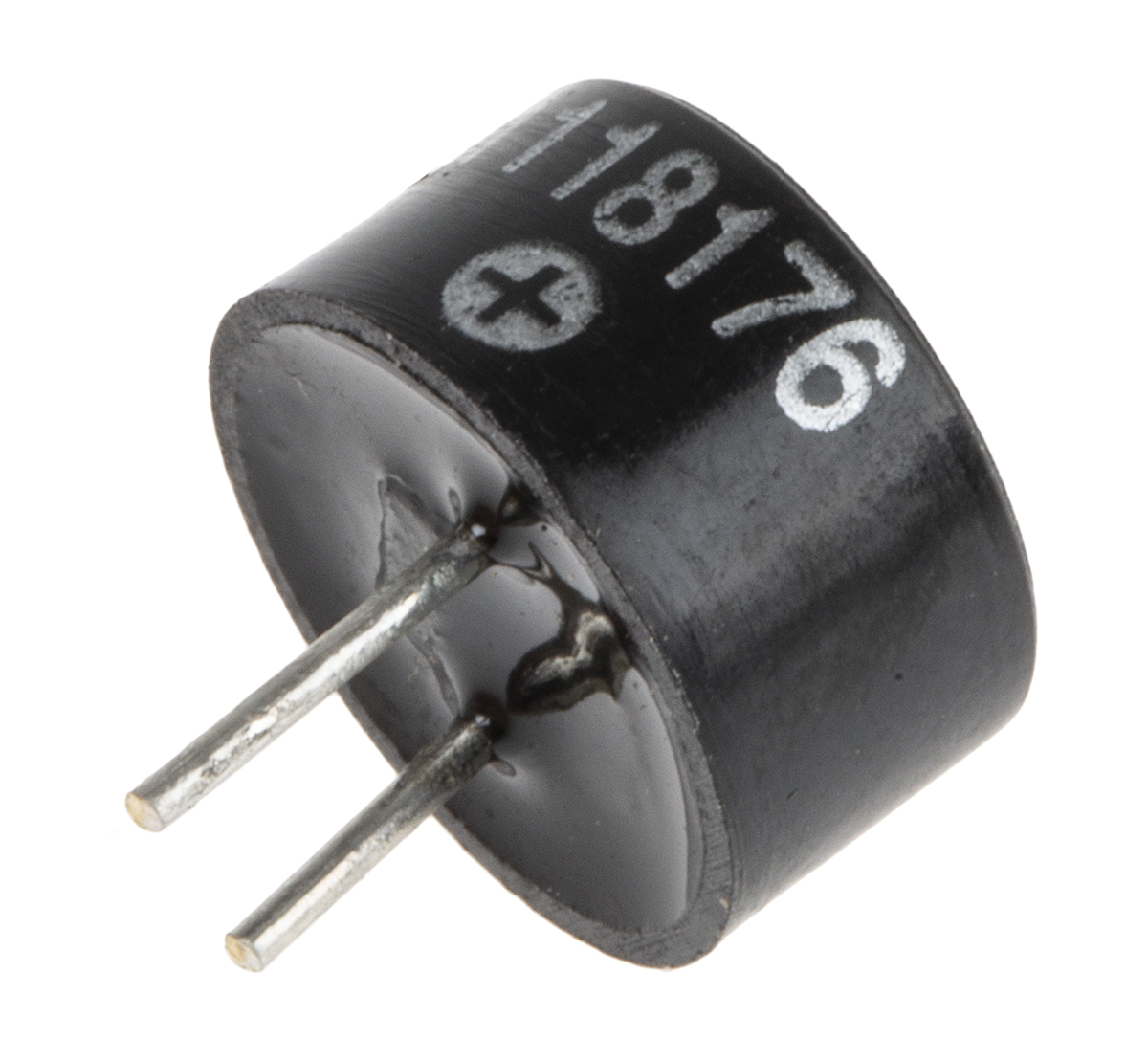 RS PRO 75dB PCB Mount Continuous Internal Magnetic Buzzer Component, 9.6 x 5mm, 2V dc Min, 3V dc Max