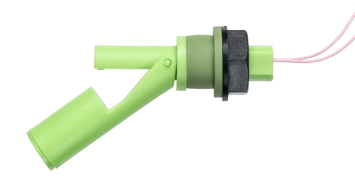 Sensata Cynergy3 RSF70 Series Horizontal Polyvinylidene Fluoride Float Switch, Float, 1m Cable, NO/NC, 240V ac Max,