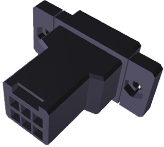 TE Connectivity, Dynamic 3000 Male Connector Housing, 5.08mm Pitch, 6 Way, 2 Row